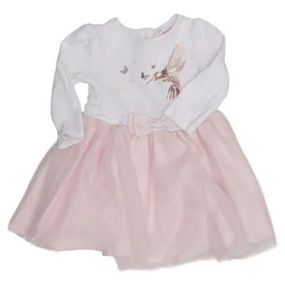 Jurk (Wit, Roze) van Baker by Ted Baker Katoen, Polyester