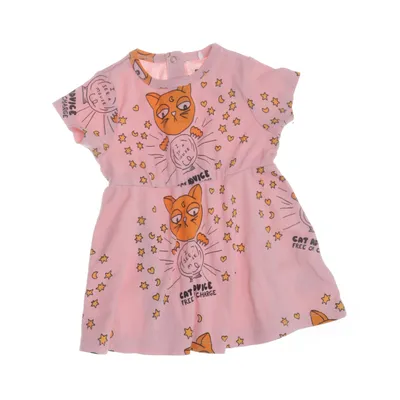 Klänning (Rosa, Flerfärgad) från Mini Rodini Bomull