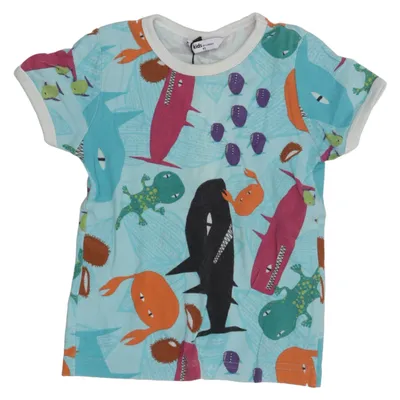T-shirt (Blå, Flerfarvet) fra Kids by Lindex Bomuld