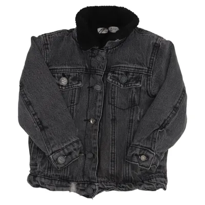 Veste en jeans fourrée (Gris, Noir) de Cheerio