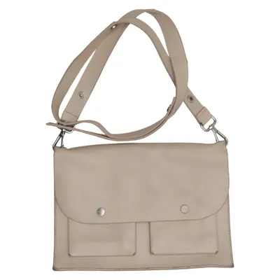 Skuldertaske (Beige) fra COS Bomuld, Læder
