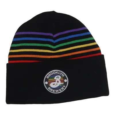 Beanie (Zwart, Meerkleurig) van Brooklyn Brewery Acryl