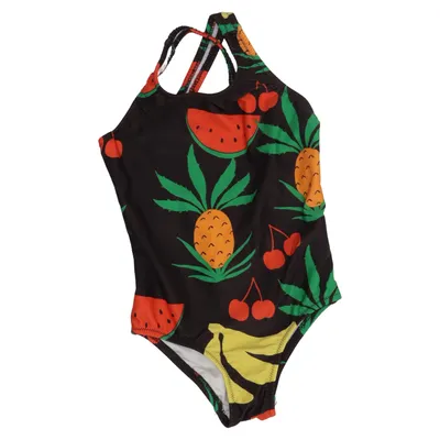 Badpak (Zwart, Meerkleurig) van Mini Rodini Elastaan, Polyamide