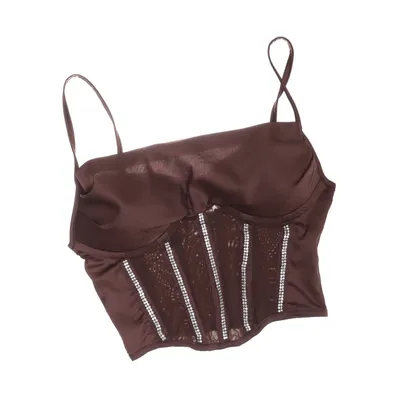 Bustier (Bruin) van ASOS Design Elastaan, Nylon, Polyester