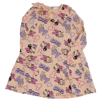 Dress (Beige, Multicolored) from Disney Baby Cotton