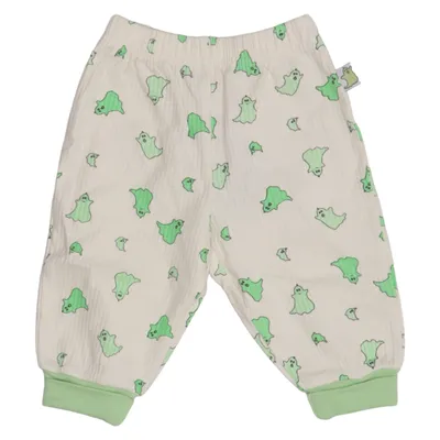 Pyjama broek (Beige, Groen) van Tuffer Katoen