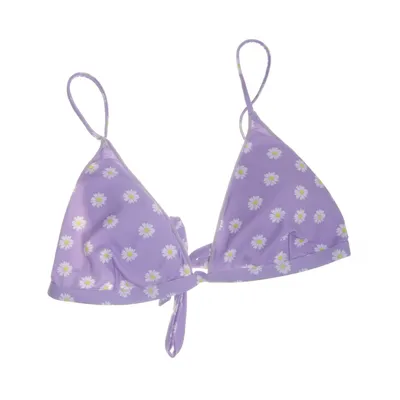 Haut de bikini (Violet, Blanc, Jaune) de Loavies Élasthane, Polyester