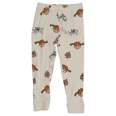 Pyjamasbyxor (Beige, Flerfärgad) från Pippi Långstrump Bomull