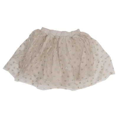 Tulle skirt (Beige) from Gymp Cotton, Polyamide, Polyester