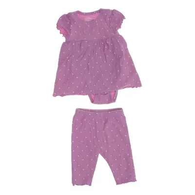 Set (Lila, Vit) från Topomini Bomull, Elastan