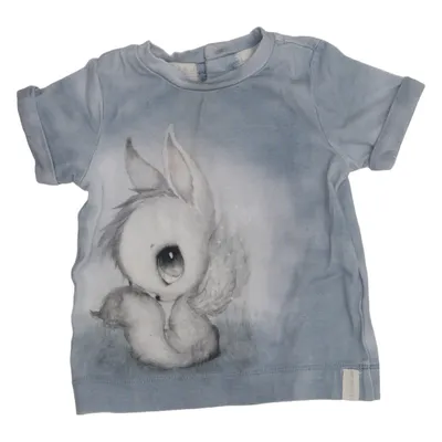 T-shirt (Blue) from Mrs Mighetto x H&M Cotton, Elastane