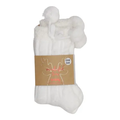 Chaussettes (Blanc) de Sinsay Acrylique, Élasthane, Polyester