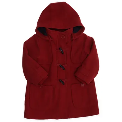 Dufflecoat (Rød) fra Out Wear by Lindex Polyester, Uld