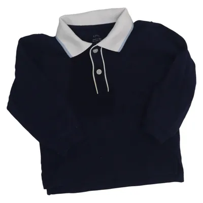 Rugby shirt (Blue, White) from Livly Cotton, Elastane, Polyester