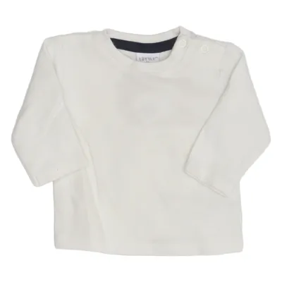 T-shirt à manches longues (Blanc) de Little Coton
