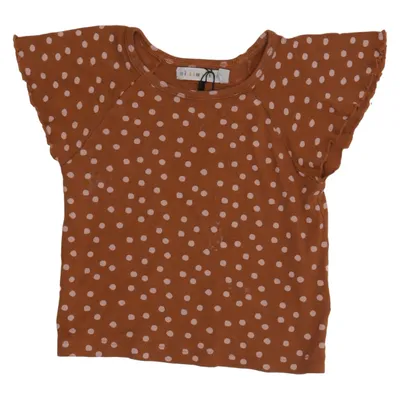 T-shirt (Brown, Pink) from Mini Rodini Cotton