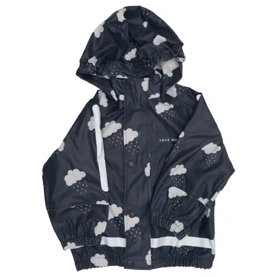 Rain jacket (Blue, White, Multicolored) from True North