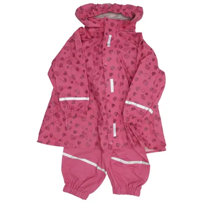 Regnställ (Rosa, Flerfärgad) från Playshoes Polyester