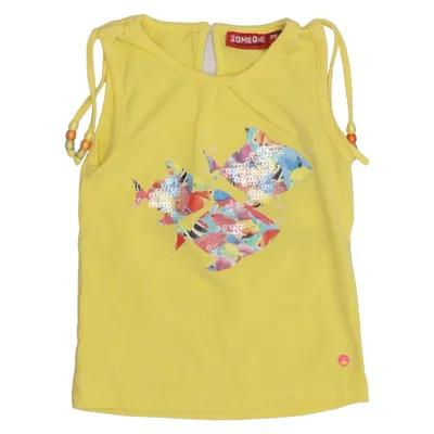 Débardeur (Jaune, Multicolore) de Someone