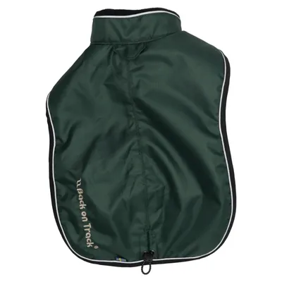 Dog coat (Green, Black) from Back on Track Elastane, Polyester