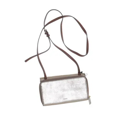 Axelremsväska (Brun, Guldfärgad) från Fossil Skinn