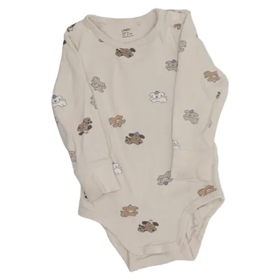 Body (Beige, Brun) från Lindex Bomull, Elastan