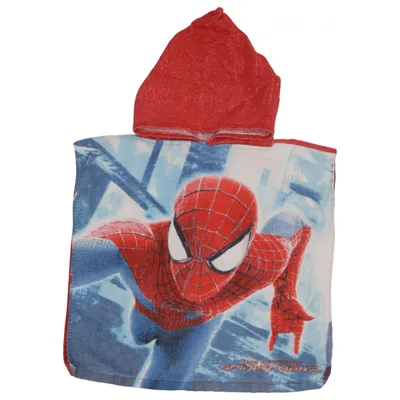 Cape de bain (Rouge, Bleu) de Spiderman