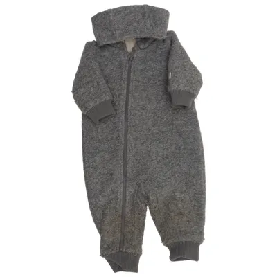 Mjukisdräkt (Grå) från Lindex Polyester, Ull
