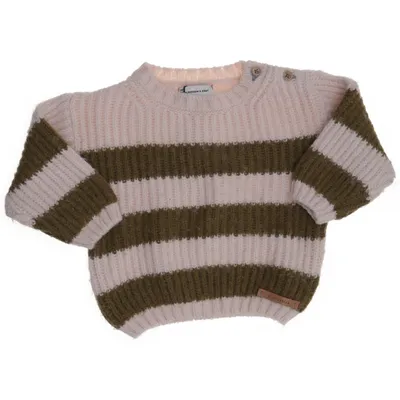 Trui (Groen, Beige) van Piupiuchick Acryl, Alpacawol, Polyamide, Polyester