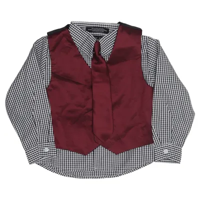 Set (Weiß, Schwarz, Rot) von Andrew Fezza Baumwolle, Polyester