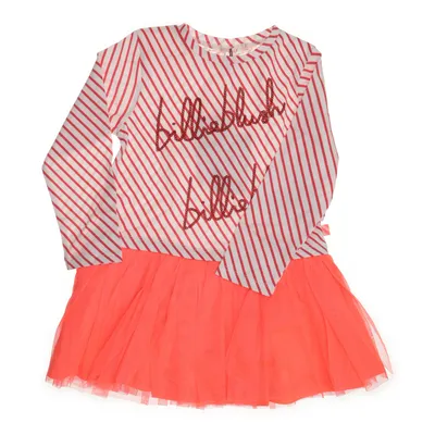 Dress (White, Pink) from Billieblush Cotton, Polyester