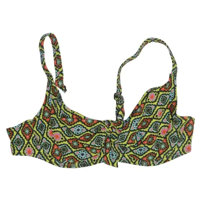 Bikini top (Geel, Meerkleurig) van Saltabad Elastaan, Polyamide