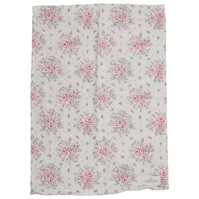 Viskestykke (Hvid, Pink, Grøn) fra Greengate Bomuld