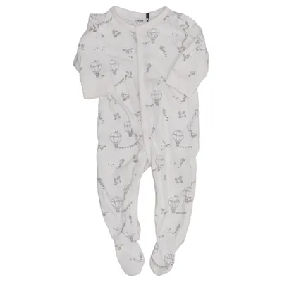 Barboteuse (Blanc) de Lindex Newborn Coton