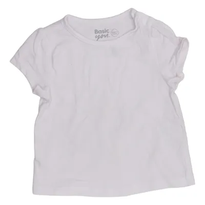 T-shirt (White) from Basic You Elastane, Organic cotton