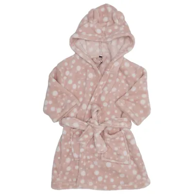 Peignoir (Rose, Blanc) Polyester