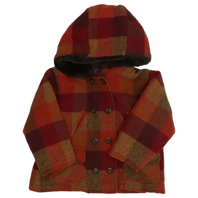 Manteau (Rouge, Orange, Marron) de BabyGap Acrylique, Polyamide, Polyester, Laine