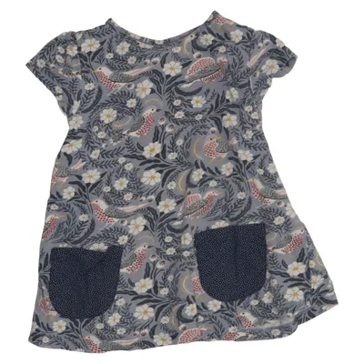 Dress (Blue, Multicolored) from Lindex Kids Cotton