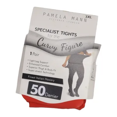 Tights (Curvy Super-Stretch Tights) from Pamela Mann Elastane, Polyamide