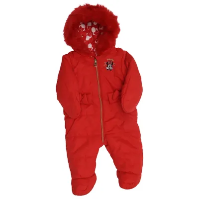 Overall (Röd) från George Akryl, Pälsimitation, Återvunnen polyester