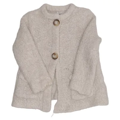 Jacket (Beige) from Zara Knitwear Elastane, Polyester