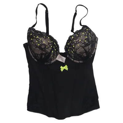 Bustier (Schwarz, Beige) von La Senza Elasthan, Polyamid, Polyester