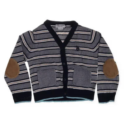 Cardigan (Grijs, Meerkleurig) van U.S. Polo Assn. Katoen, Kasjmier
