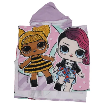 Bath cape (Multicolored) from MGA Polyester