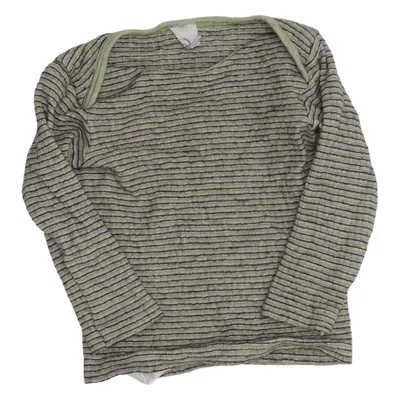Langærmet t-shirt (Grøn, Lilla) fra Cosilana Bomuld, Silke, Uld