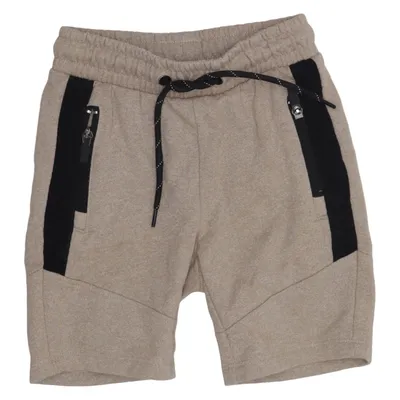 Sweatshort (Beige, Zwart) van Cope Gerecycled katoen, Gerecycled polyester