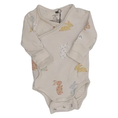 Body (Beige, Flerfarvet) fra Lindex Baby Bomuld, Elastan