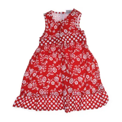 Klänning (Röd, Vit) från Topolino Bomull