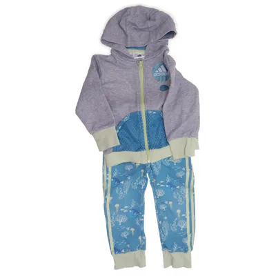 Loungewear (Grå, Blå) fra Adidas Bomuld, Polyester
