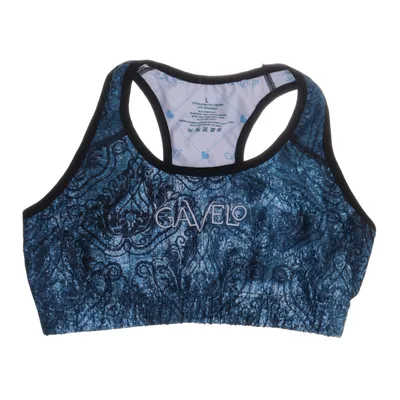 Sport-BH (Svart, Blå) från Gavelo Elastan, Återvunnen polyester
